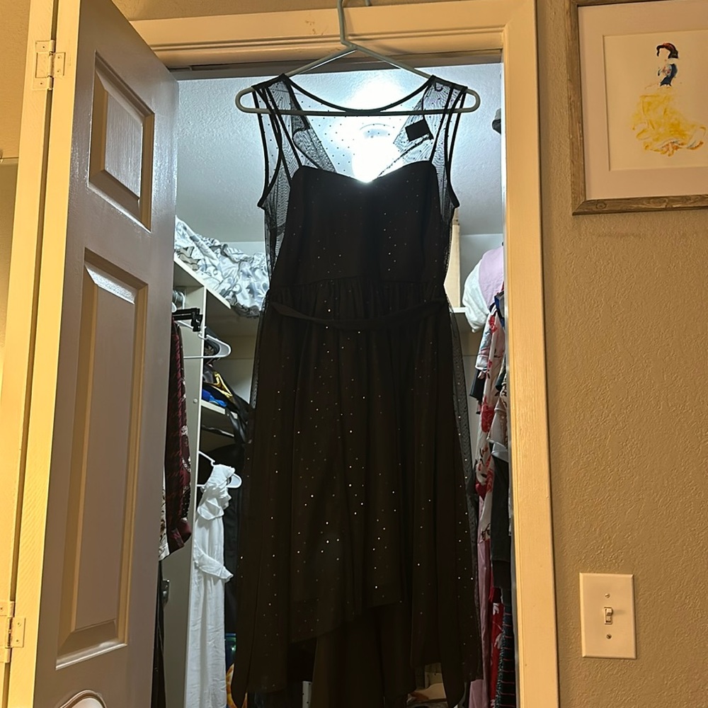 Lauren Conrad Disney Snow White Black Evening Dress - Size 6